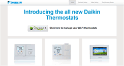 Desktop Screenshot of daikinthermostats.com
